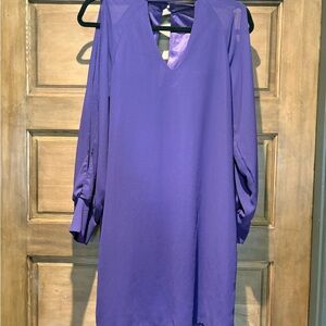 Elegant Purple Women's Dress